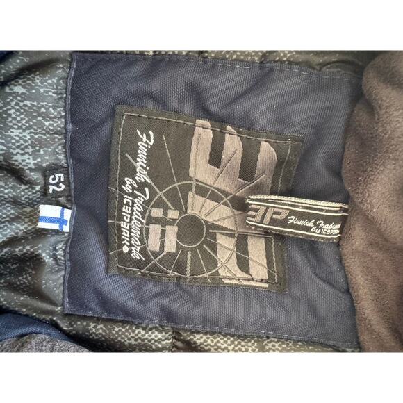 ICEPEAK Men's Blue ICE TECH Zip Jacket Size EU52 Made in Finland Waterproof - Picture 11 of 11